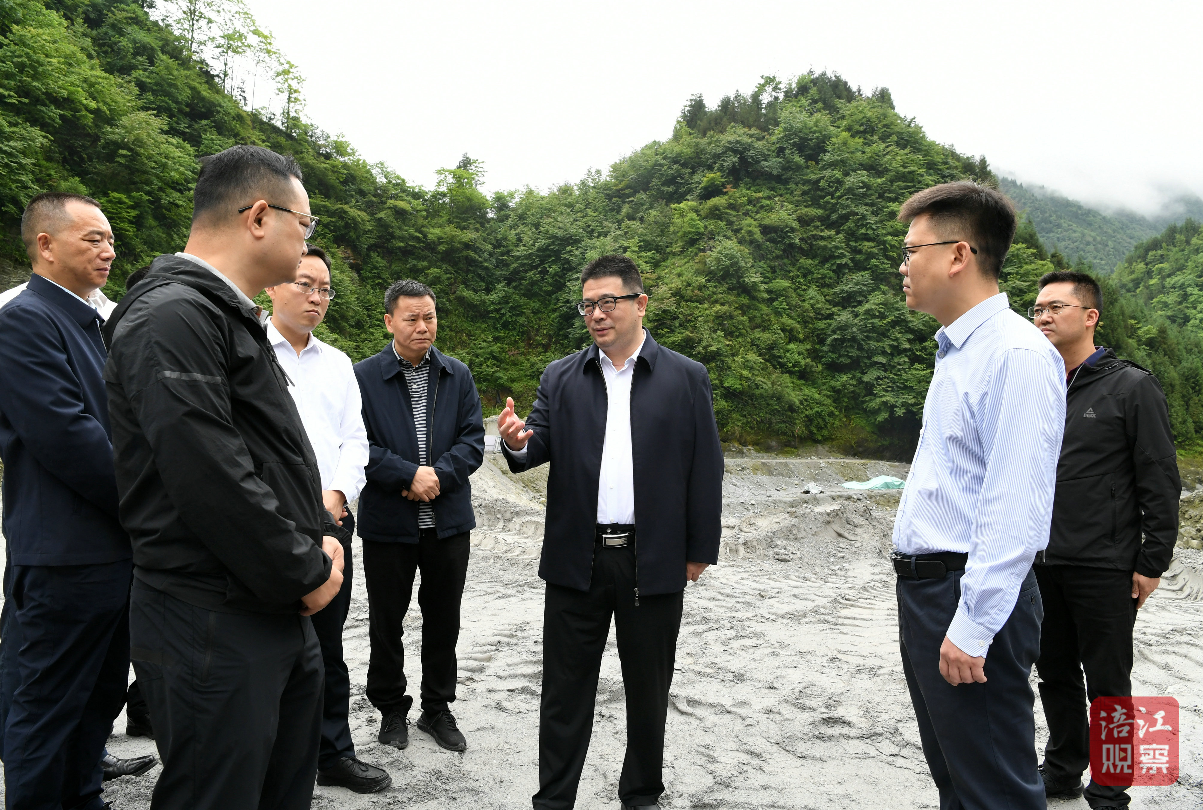 2023年6月4日，李云赴安州高川督導(dǎo)檢查防汛減災(zāi)、地災(zāi)防治工作1  張莉 攝.jpg